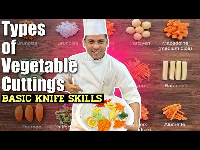 Best Knife Skills for vegetables cuttings : Types of vegetable cutting : Desivloger