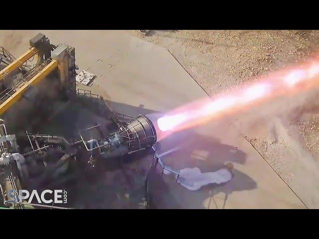 SpaceX fires up raptor engine for moon flight and landing tests