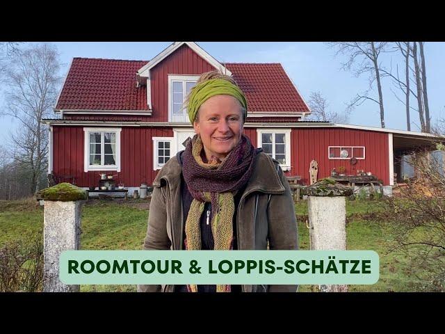 Das rote Haus im Wald - So wohnen wir in Schweden - Roomtour durch unser Waldhaus