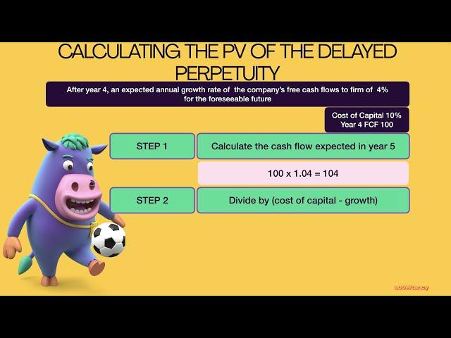 How to Calculating the PV of a Delayed Perpetuity