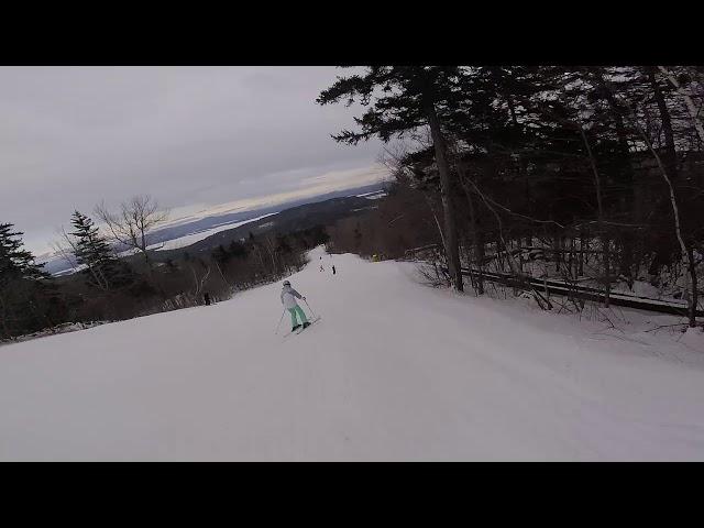 Skiing at Gunstock NH