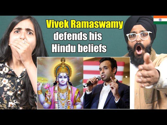 Indians React to Vivek Ramaswamy defends his Hindu beliefs