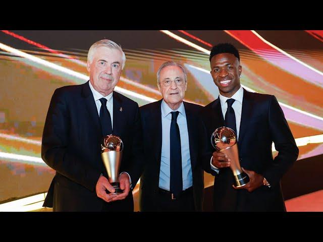 Vinícius Jr. and Carlo Ancelotti Honored at FIFA The Best Awards 2024 | Real Madrid’s Triumph