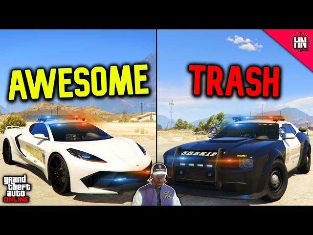 RANKING Every POLICE CAR In GTA Online!