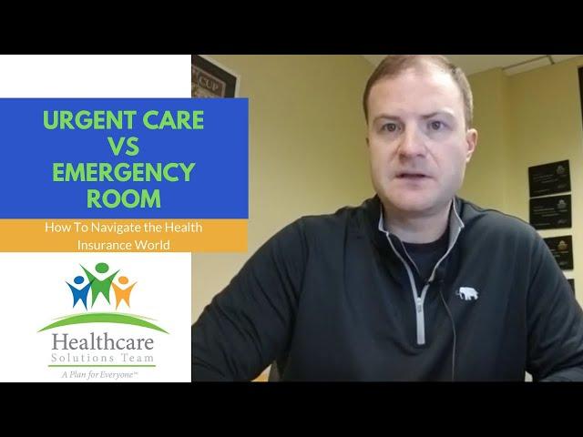 What's the difference between Urgent Care and Emergency Rooms?