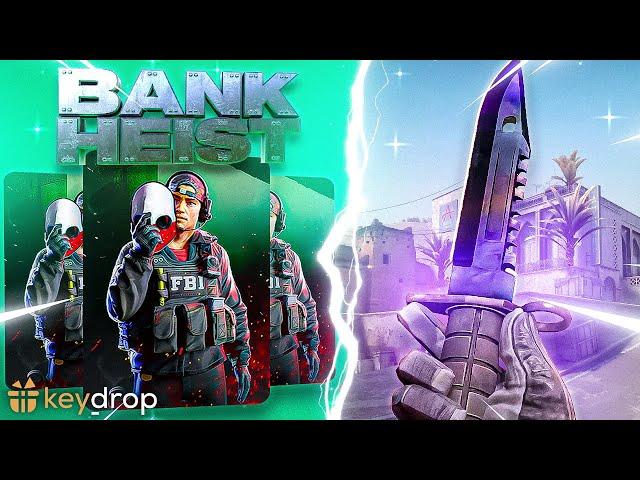 NEW KEYDROP BANK HEIST EVENT PAID HUGE!? - Keydrop Promo Code 2024