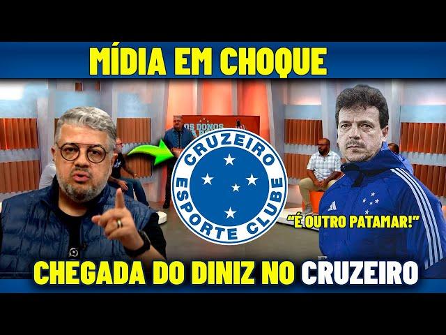 IMPRENSA FICOU ANIMADA COM FERNANDO DINIZ NO CRUZEIRO ! "É OUTRO PATAMAR" NOTICIAS DO CRUZEIRO HOJE