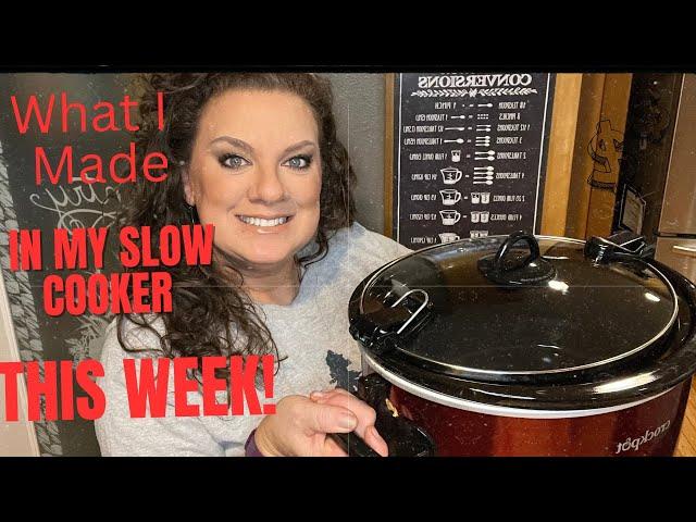 3 EASY AND DELICIOUS SLOW COOKER DINNERS! COMFORT FOOD TO THE MAX!!