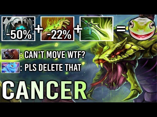 Most Toxic Hero Mid is Back! Skadi + Butterfly Venomancer vs PRO Puck -100% Slow Can't Move Dota 2