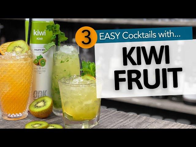 3 Kiwi Fruit Cocktail Recipes | Easy Cocktails to make at home | Drinkstuff