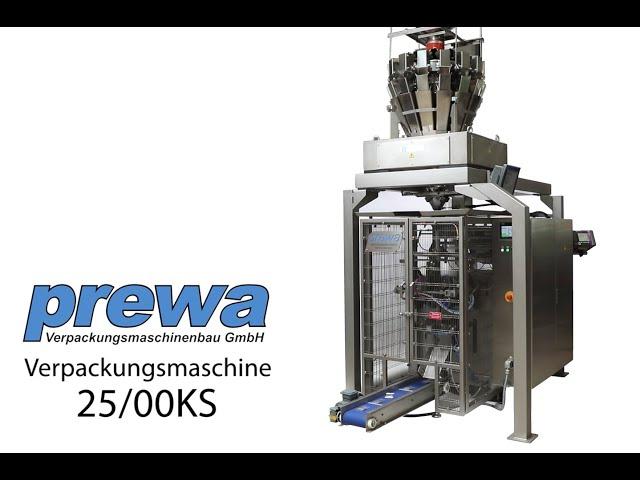 Vertikale Schlauchbeutelmaschine prewa 25/00 KS