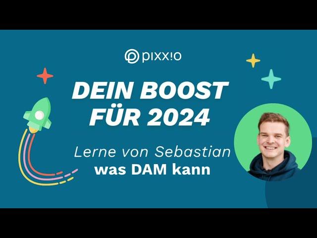 Das kann DAM - hol dir einen Einblick in pixx.io mit Sebastian