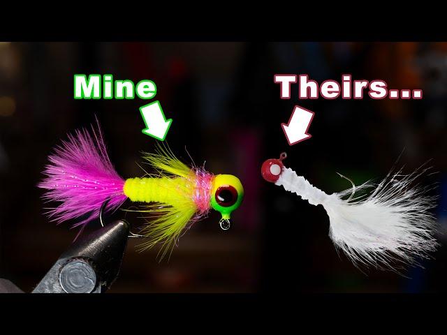 I tied a Marabou Crappie Jig - But Better! - McFly Angler Fly Tying Tutorials