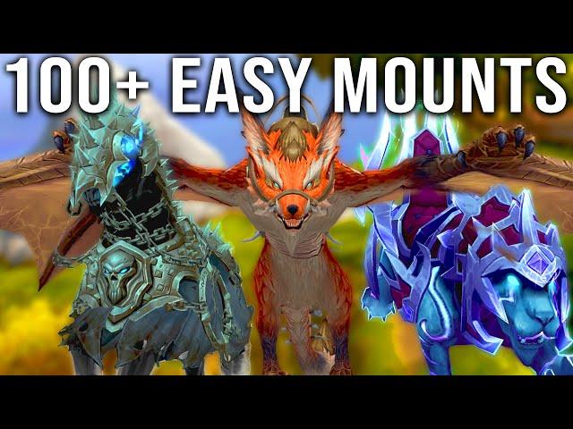 100+ Easy to Get Mounts and How to Get Them in World of Warcraft