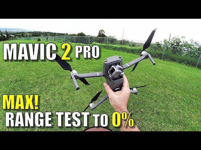 DJI Mavic 2 PRO MAXIMUM Range Test - How Far Until 0% Battery?