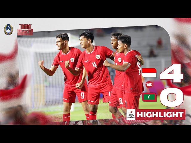 Highlights Indonesia vs Maladewa | Kualifikasi Piala Asia U-20