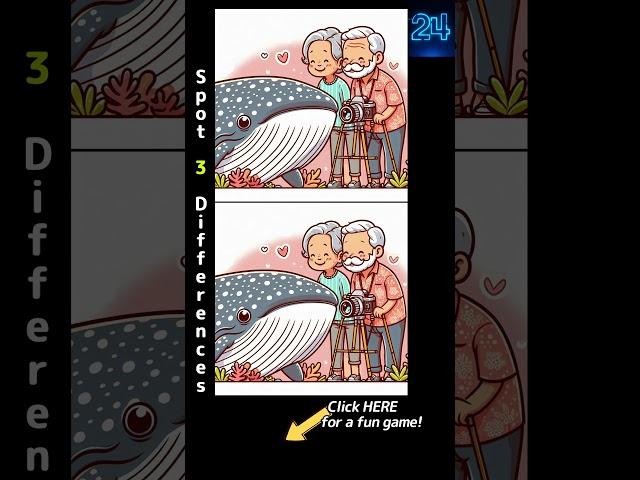 Challenge! Find 3 differences in 30 seconds　　021 03