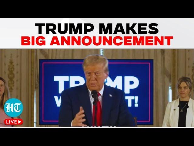 Trump LIVE | Trump Latest News | Donald Trump's Big Announcement | US Elections 2024 Latest News