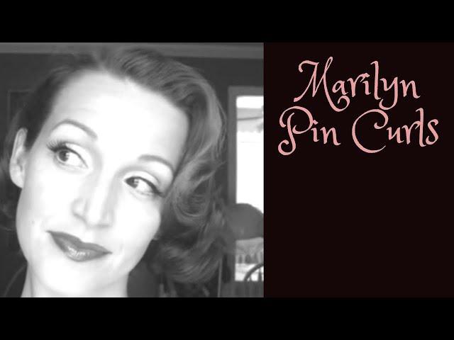 Marilyn Monroe inspired 1950’s Pincurled Style