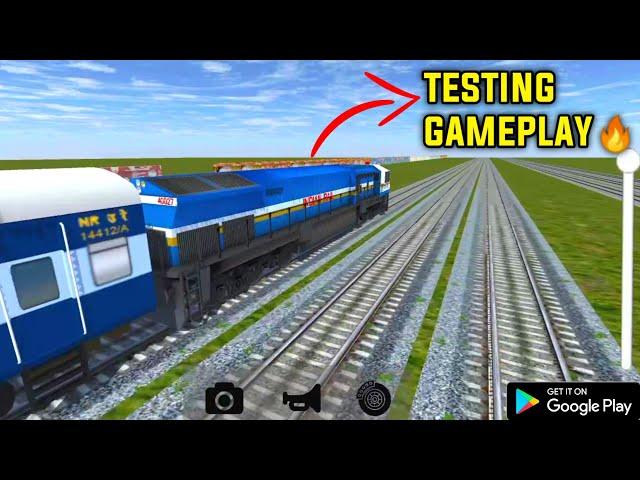 Testing Gameplay of Indian railway train simulator 2022 | Rail Guru Ishant