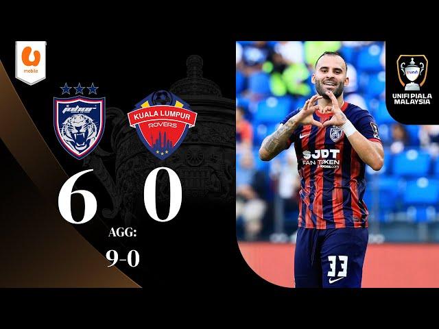 Johor Darul Ta'zim FC 6-0 KL Rovers FC | [ AGG:9-0 ] | Piala Malaysia 2024/25 | #UMOBILE #UFAMILY128