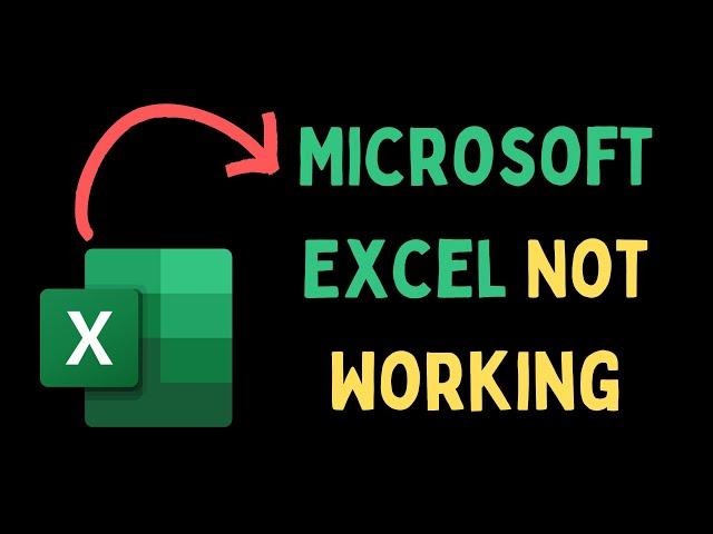 How to Fix Microsoft Excel Not Working in Windows 11