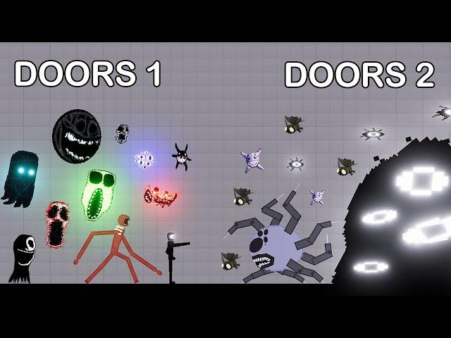 (Roblox) DOORS 1 VS DOORS 2 - People Playground