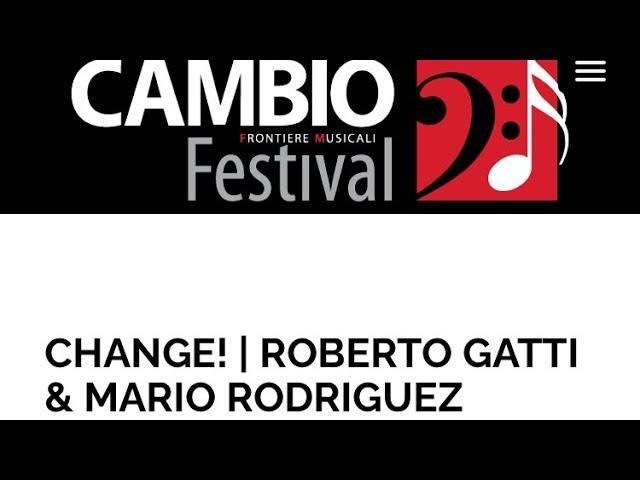 Conga Solo (Roberto Gatti & Mario Rodriguez “quintet” live @ Cambio Festival )