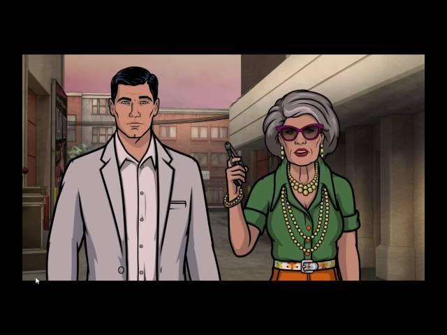 Archer se 7 ep 10 Krieger's Kbots are destroyed