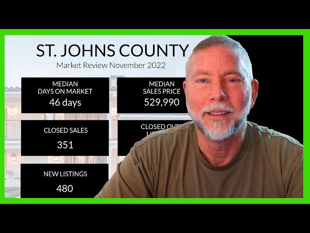 St Johns County Florida Real Estate Market Update