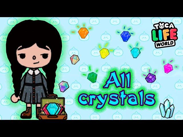 All crystals  Toca Life World  toca boca