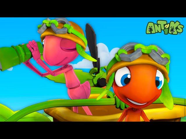 Flight Of The Ants | 1 Hour of Antiks | Funny Adventure Cartoons for Kids | Be Brave!