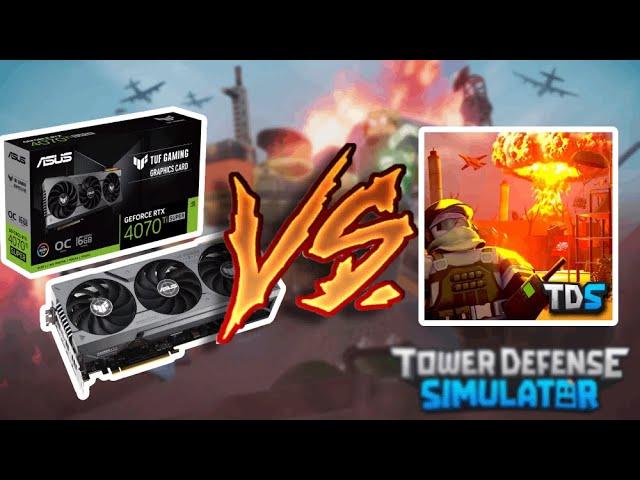 NVIDIA GEFORCE RTX 4070 TI SUPER VS ROBLOX TDS