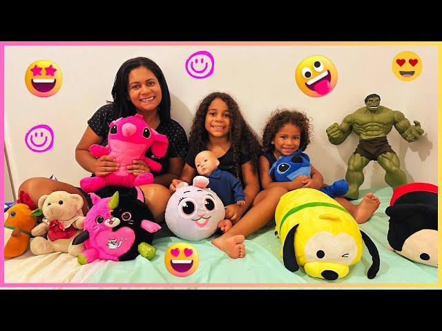 MOSTRANDO ALGUNS BRINQUEDOS DE MARINA E LUCAS!!! Vlog sem cortes.