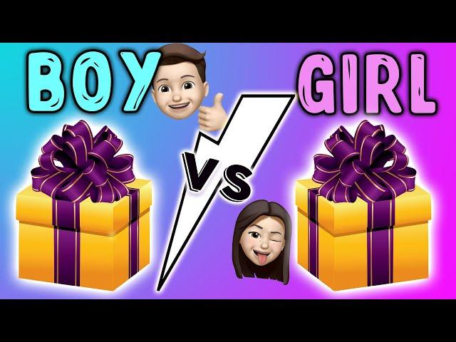 CHOOSE YOUR GIFT  BOYS VS GIRLS | Выбирашки  Парни vs Девочки