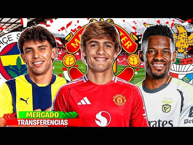 10 TRANSFERENCIAS CONFIRMADAS | RUMORES 24/25! Semedo Benfica, Rodrigo Mora Man United,João Félix ..