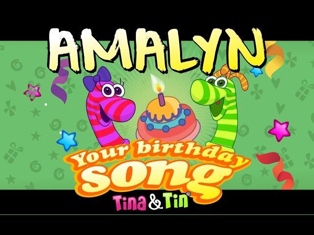 Tina & Tin Happy Birthday AMALYN (Personalized Songs For Kids) #PersonalizedSongs