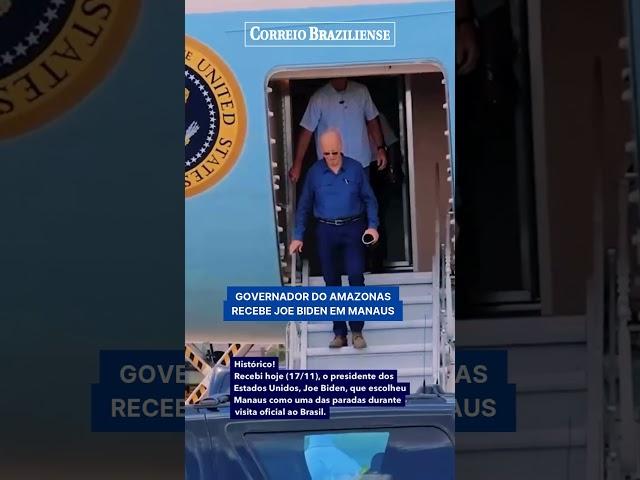 GOVERNADOR DO AMAZONAS RECEBE JOE BIDEN EM MANAUS