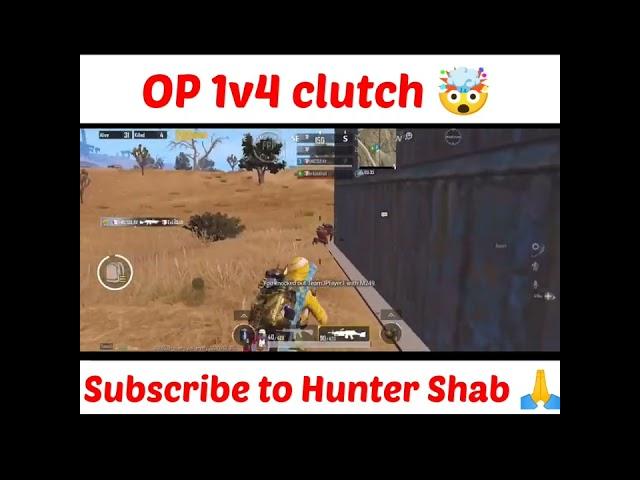 1v4 clutch in Miramar  wait for end  #shorts #shortvideo #pubgmobile #bgmi