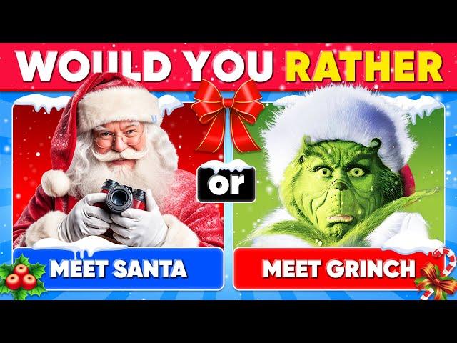 Would You Rather…? CHRISTMAS Edition  Daily Quiz