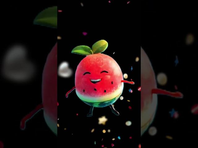 I love water melon ️ #cuteandfunny #dancingfruits #shortskids #shortvideo #viralshorts