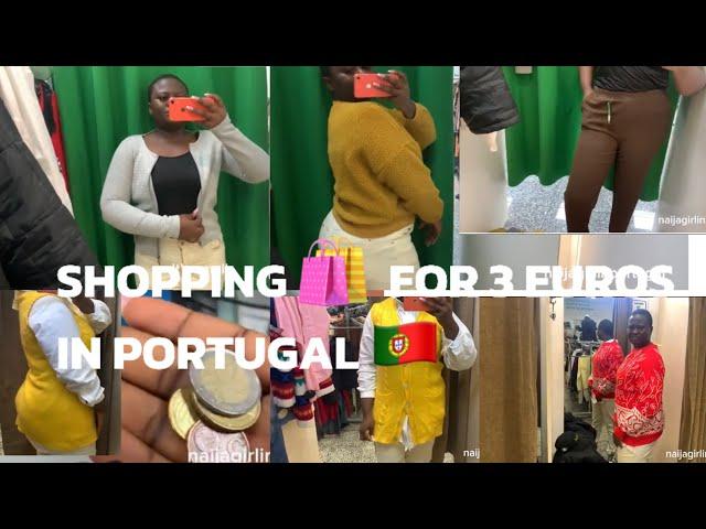 #10 Shopping For 3 Euros In Portugal  | Cheap Store In Portugal | Humana Store | Winter Clothes