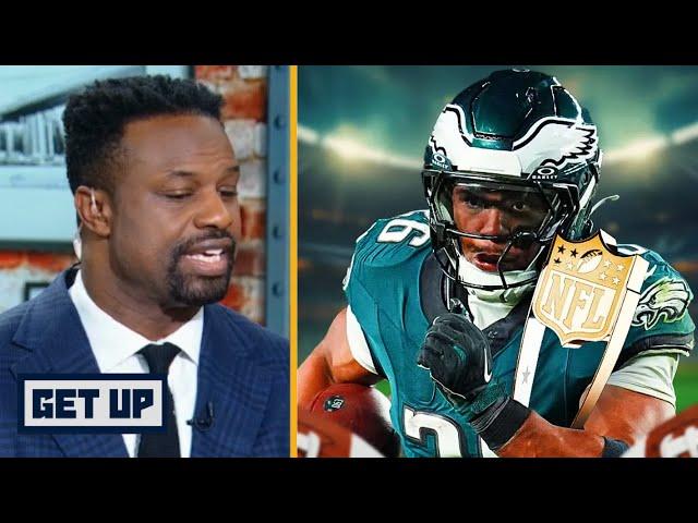 GET UP | My goat  - Bart Scott claims Eagles RB Saquon Barkley is a legitimate MVP candidate