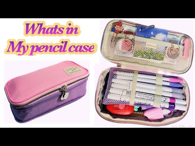 How I organized my New Pencil Case / latest stationery supplies / what’s in my Pencil case