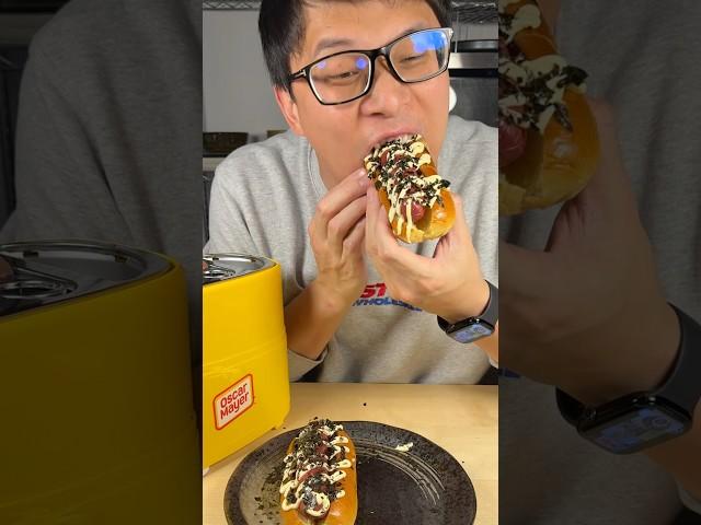 A random hotdog toaster #satisfying#recipe#lifehacks#hotdogs#try#onlineshop