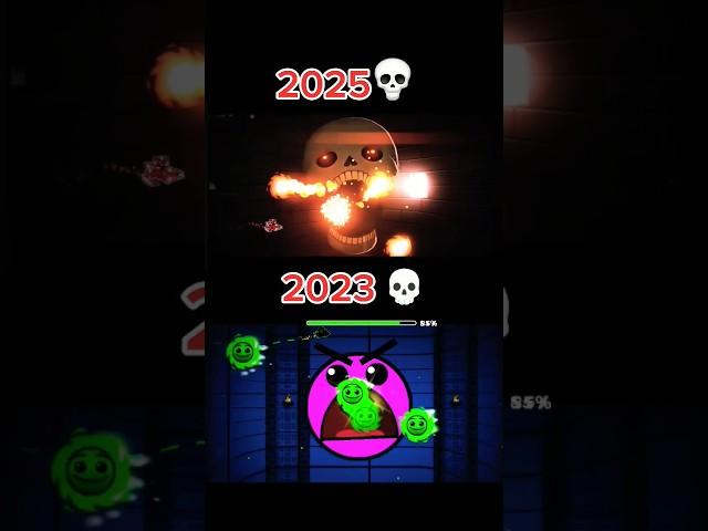 Skeletal Shenanigans 2025 or 2023?   #skeletal #level #2025 #2023 #gd #2.2 #geometrydash #shorts