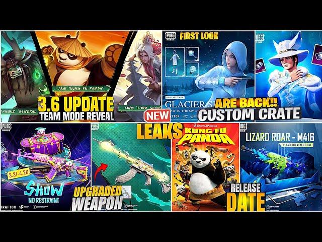 OMG  KUNG FU PANDA  MOD FULL LOOK | NEW CYBER WEEK RELEASE DATE| NEW CUSTOM️CRATE |PUBGM/BGMI