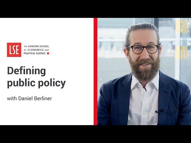 Defining Public Policy | LSE