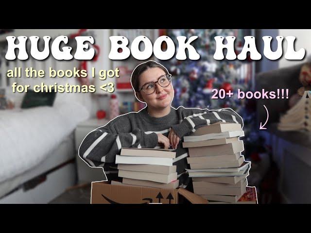 HUGE book haul (books I got for Christmas) ⭐️