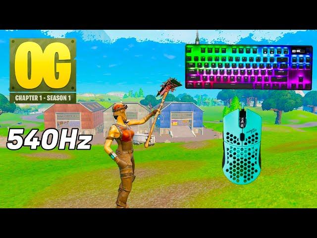 SteelSeries Apex Pro TKL ASMR  Fortnite OG Solo Gameplay  Satisfying Keyboard Fortnite 360 FPS 4K